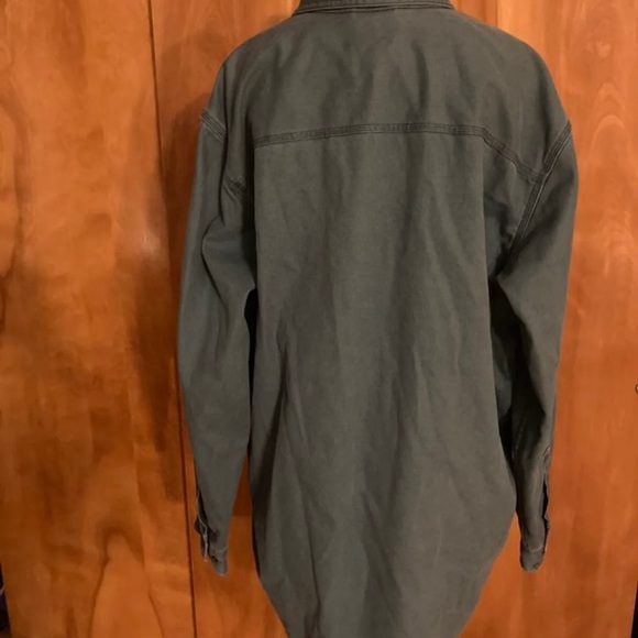 Mens LL Bean denim color jacket size large - Picture 4 of 5